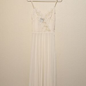 TD4 BY ELECTRA SMOCKED BACK VINTAGE NIGHTGOWN  SIZE 7